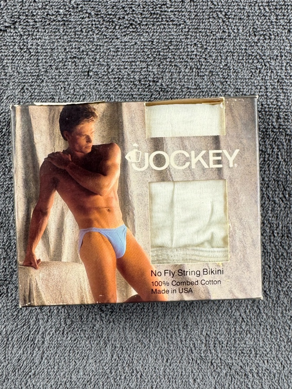RARE vintage men's Jockey no-fly string bikini brief